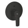 Внешняя часть смесителя для ванны GROHE Eurosmart скрытого монтажа, матовый чёрный (194502433)