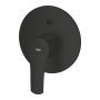 Внешняя часть смесителя для ванны GROHE Eurosmart скрытого монтажа, матовый чёрный (194502433)