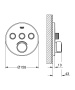 Готовый комплект для душа GROHE Grohtherm SmartControl (NSB0136)