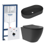 Комплект инсталляции GROHE Rapid SL 38775001 с унитазом Aqueduto OVO Plus OVOT0240 и раковиной Aqueduto ESPIRAL ESP0240 (NW0458)
