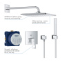 Душевая система GROHE Eurocube со смесителем для душа, хром (25238000)