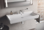 Раковина GROHE Cube Ceramic, подвесная 100 см, альпин-белый (3938600H)