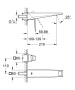Внешняя часть смесителя для раковины GROHE Allure Brilliant на 2 отверстия, M-size, хром (19783000)