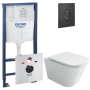 Комплект инсталляции GROHE Rapid SL 3 в 1 с унитазом Союз CN4009T и звукоизоляционным комплектом (NW0797)