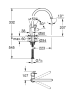Смеситель для кухни GROHE BauLoop, хром (31368001)