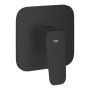 Внешняя часть смесителя для ванны GROHE Cubeo, матовый черный (1017772430)