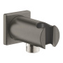 Подключение для душевого шланга GROHE Rainshower с держателем ручного душа, темный графит, матовый (26659AL0)
