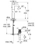 Смеситель для раковины GROHE BauClassic, XL-Size, хром (32868000)