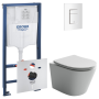 Комплект инсталляции GROHE Rapid SL 3 в 1 с унитазом Балеарика CN6000MW и звукоизоляционным комплектом (NW0812)