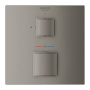 Внешняя часть термостата для душа GROHE Grohtherm Cube на 1 потребителя, темный графит матовый (24153AL0)