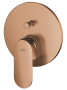 Внешняя часть смесителя для ванны GROHE Plus с переключателем на 2 положения, теплый закат матовый (24060DL4)