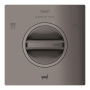 Внешняя часть переключателя потоков GROHE Allure на 3 положения, темный графит глянец (19590A01)