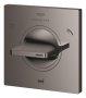 Внешняя часть переключателя потоков GROHE Allure на 3 положения, темный графит глянец (19590A01)