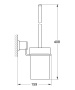 Туалетный ёршик GROHE Allure с держателем, хром (40340000)