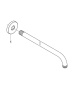 Душевой кронштейн GROHE Rainshower 380 мм, хром (28361000)