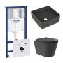 Комплект инсталляции GROHE Rapid SL NW0145/S с унитазом Aqueduto CONE Plus CONT0240 и раковиной Aqueduto ESPIRAL ESP0340 (NW0377)
