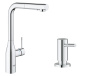Готовый набор для кухни GROHE Essence+, хром (NK0021)