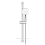 Душевой гарнитур GROHE Tempesta Cube 110 с мыльницей, 3 режима струи, душевая штанга 600 мм, 7,4 л/мин, хром (27576003/U1), уцененный товар