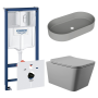 Комплект инсталляции GROHE Rapid SL NW0145/S с унитазом Aqueduto MACIO MAC0130 и раковиной Aqueduto ESPIRAL ESP0230 (NW0445)