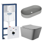 Комплект инсталляции GROHE Rapid SL 38772SH0 с унитазом Aqueduto MACIO MAC0130 и раковиной Aqueduto ESPIRAL ESP0230 (NW0444)