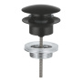 Донный клапан для раковины GROHE нажимной, матовый чёрный (658072430)