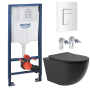 Комплект инсталляции GROHE Rapid SL 38772SH0 с унитазом Aqueduto OVO OVO0140 и раковиной Aqueduto ESPIRAL ESP0440 (NW0504)