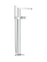 Внешняя часть смесителя для ванны GROHE Plus напольного монтажа, хром (23846004)