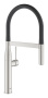 Смеситель для кухни GROHE Essence c профессиональным изливом, суперсталь (30503DC0)