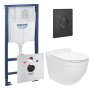 Комплект инсталляции GROHE Rapid SL 1000044 с унитазом AQUAme AQM2010 и сиденьем с микролифтом (NW0684)