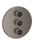 Внешняя часть переключателя потоков GROHE Grohtherm SmartControl на 3 потребителя, сатиновый графит (29122MG0)