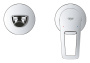 Смеситель для раковины GROHE BauLoop в комплекте с монтажной частью, хром (20289001)