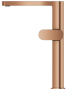 Смеситель для раковины GROHE Plus, XL-Size, гладкий корпус, теплый закат матовый (32618DL4)