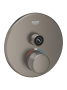 Внешняя часть термостата для душа GROHE Grohtherm SmartControl на 1 потребителя, сатиновый графит (29118MG0)