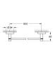 Держатель для полотенца GROHE Essentials 800 мм, хром (40386001)