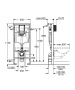 Система инсталляции для унитаза, GROHE Rapid SL 4 в 1 (38539001)
