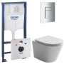 Комплект инсталляции GROHE Rapid SL 4 в 1 с унитазом Балеарика CN6000 и звукоизоляционным комплектом (NW0830)