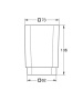 Стакан для зубных щеток GROHE Selection Cube (40783000)