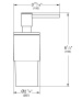 Дозатор жидкого мыла GROHE Atrio, хром (40306003)