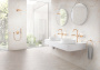 Внешняя часть термостата для душа GROHE Grohtherm SmartControl на 3 потребителя, круглая, теплый закат глянец (29121DA0)