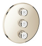 Внешняя часть переключателя потоков GROHE Grohtherm SmartControl на 3 потребителя, никель глянец (29122BE0)