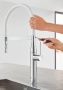 Гибкий шланг GROHE GROHFlexx для смесителя Essence, жемчужный (30321MW0)