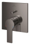Внешняя часть смесителя для ванны GROHE Allure скрытого монтажа на 2 потребителя, квадратная, темный графит глянец (19315A01)