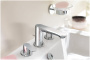 Смеситель для раковины GROHE Eurostyle Cosmopolitan на 3 отверстия, S-size, хром (20208002)