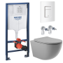 Комплект инсталляции GROHE Rapid SL 38772SH0 с унитазом Aqueduto OVO OVO0130 и раковиной Aqueduto ESPIRAL D400 ESP0130 (NW0400)
