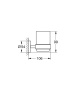 Стакан с держателем GROHE Essentials, хром (40447001)