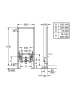 Система инсталляции для биде GROHE Rapid SL (38581001)