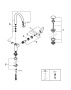 Смеситель для раковины GROHE Eurosmart, L-size, хром (23970003)
