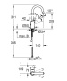 Смеситель для раковины GROHE Eurosmart, L-size, хром (23743003)