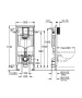 Система инсталляции для подвесного унитаза GROHE Rapid SL (38897000)