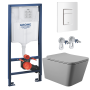 Комплект инсталляции GROHE Rapid SL 38772SH0 с унитазом Aqueduto MACIO MAC0130 и раковиной Aqueduto ESPIRAL D400 ESP0130 (NW0404)